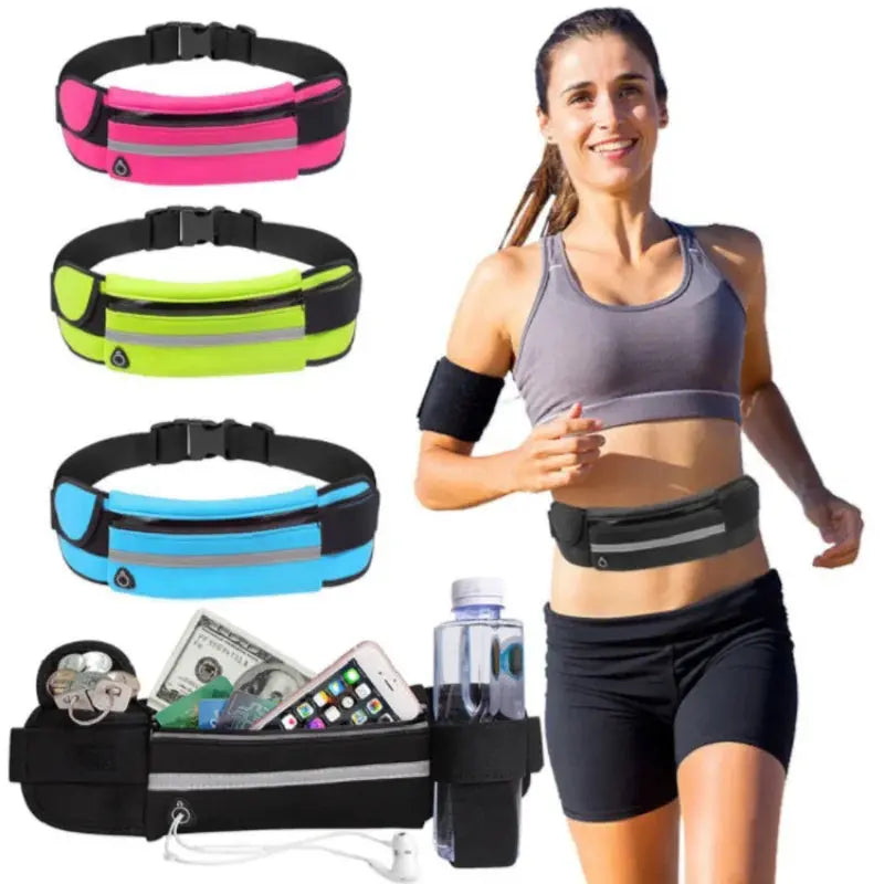 Hydration Running Belt with Multiple Pockets