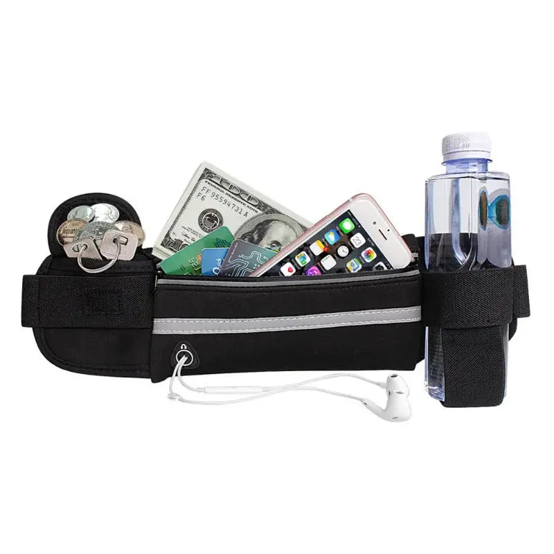 Hydration Running Belt with Multiple Pockets